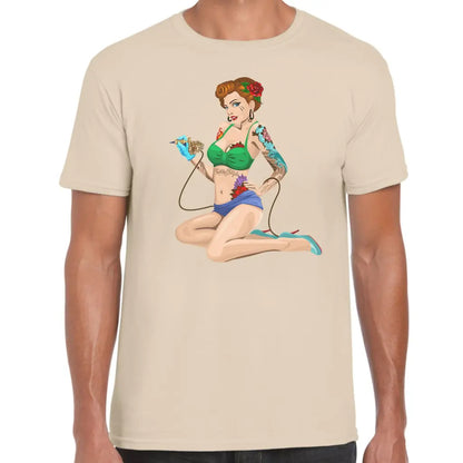 Tattoo Pin Up Girl T-Shirt - Tshirtpark.com