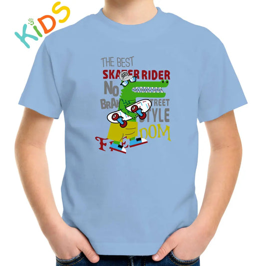 The Best Skater Crocodile Kids T-shirt - Tshirtpark.com