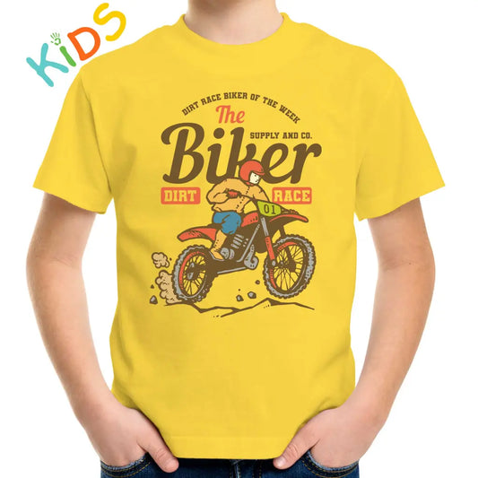 The Biker Dirt Race Kids T-shirt - Tshirtpark.com