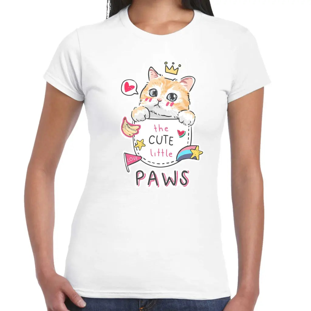 The Cute Little Paws Ladies T-shirt - Tshirtpark.com