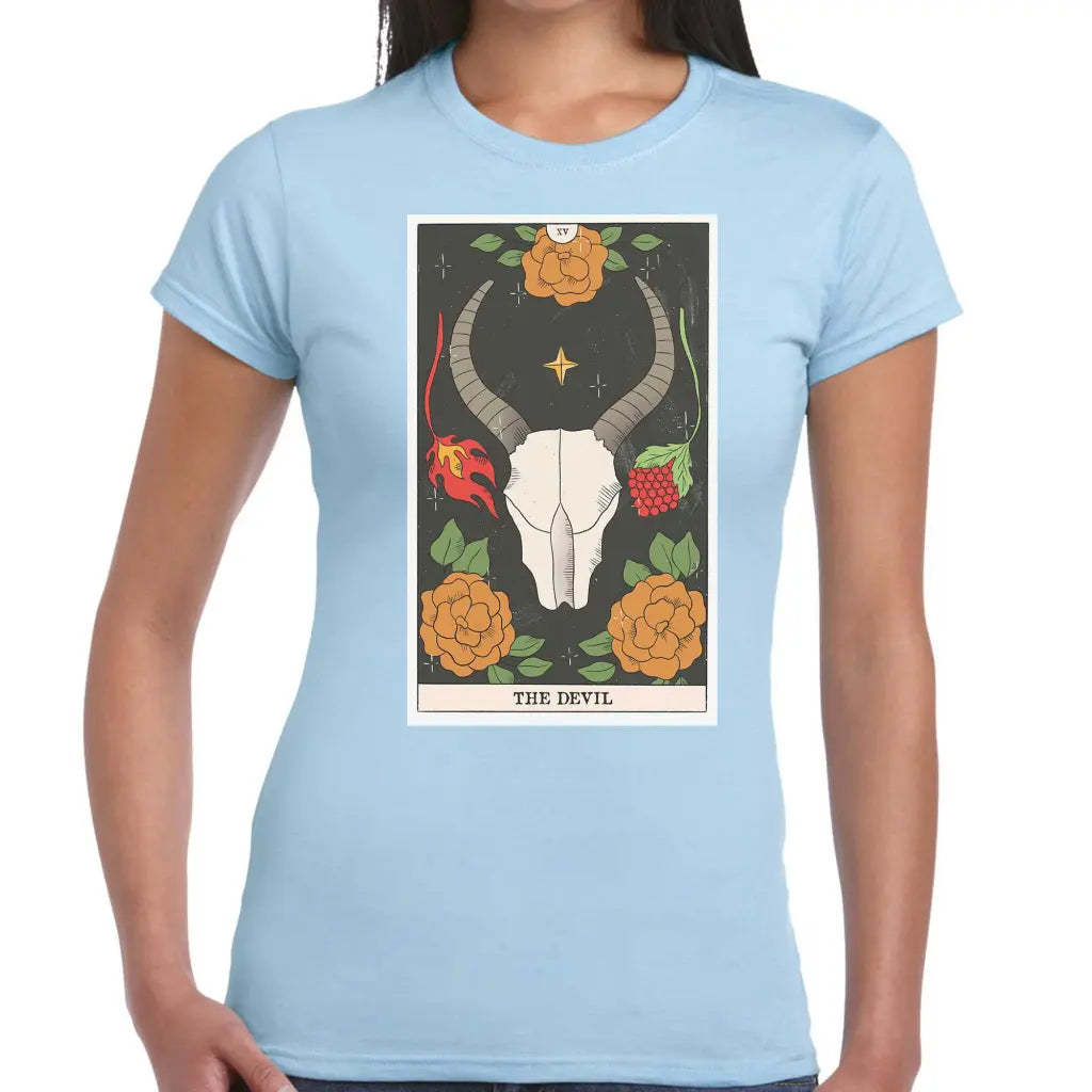 The Devil Horns Ladies T-shirt - Tshirtpark.com