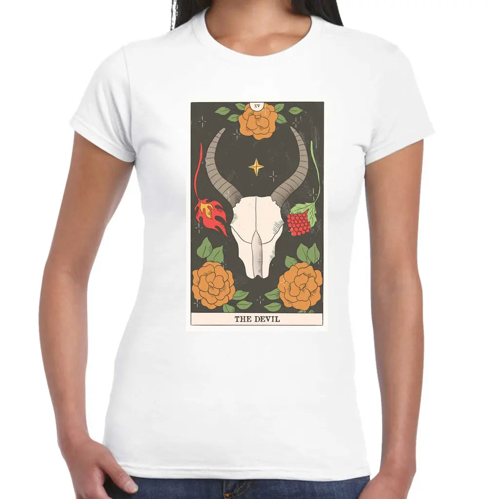 The Devil Horns Ladies T-shirt - Tshirtpark.com