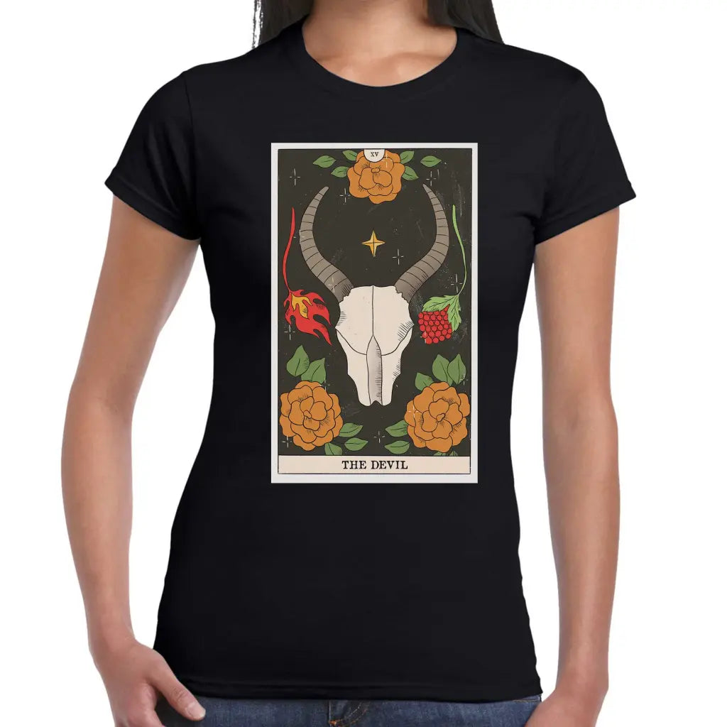 The Devil Horns Ladies T-shirt - Tshirtpark.com