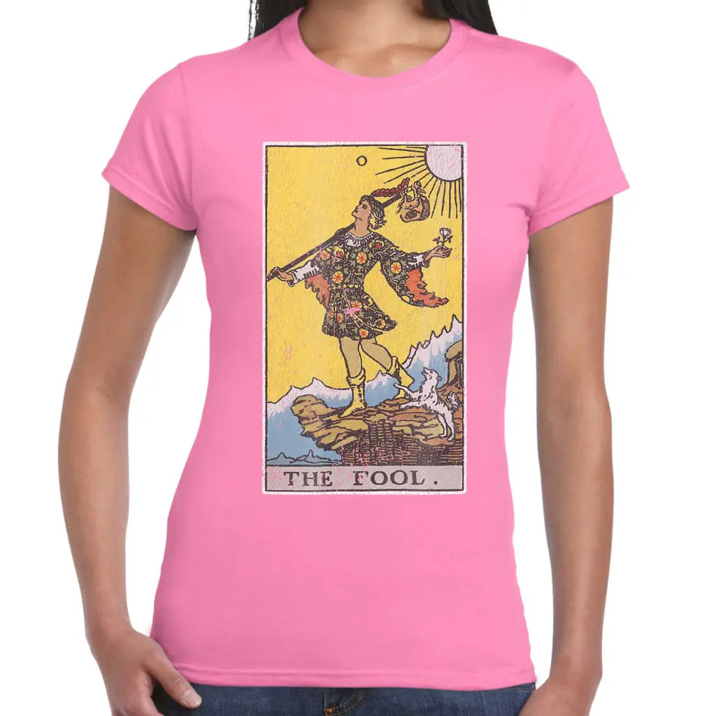 The Fool With Dog Ladies T-shirt - Tshirtpark.com