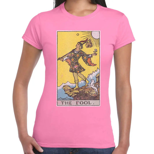 The Fool With Dog Ladies T-shirt - Tshirtpark.com