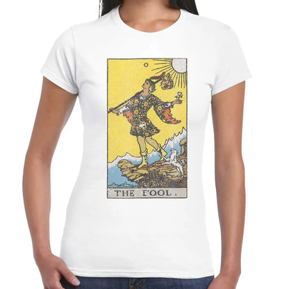 The Fool With Dog Ladies T-shirt - Tshirtpark.com