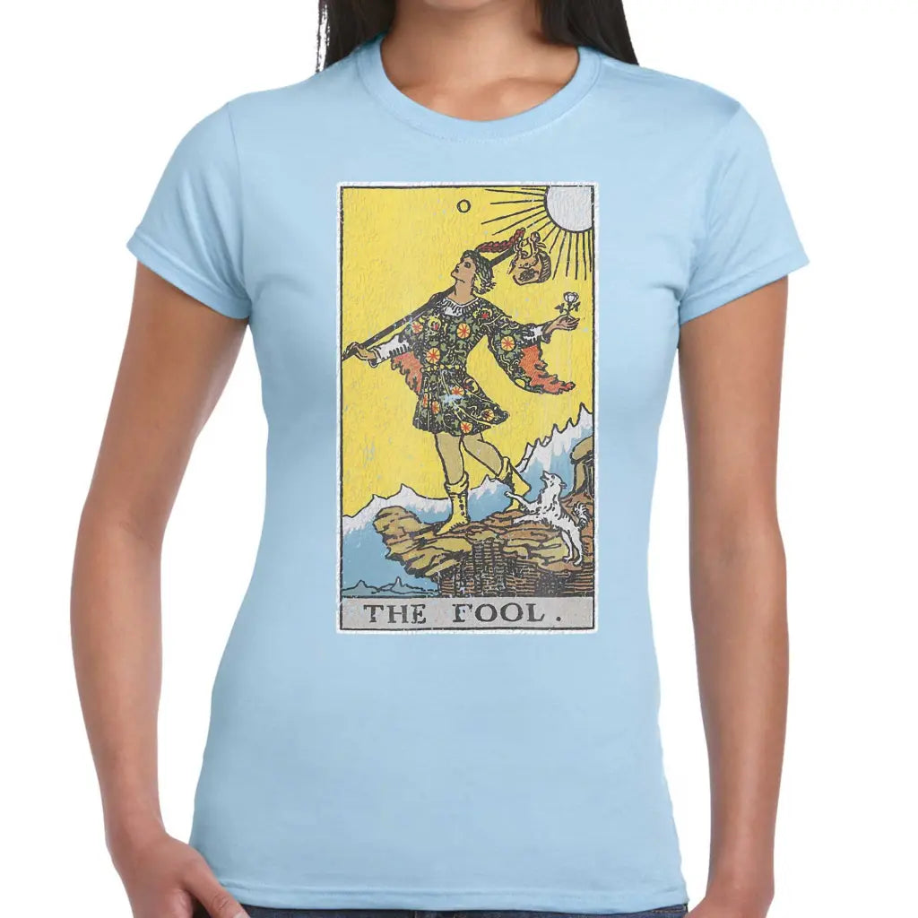 The Fool With Dog Ladies T-shirt - Tshirtpark.com