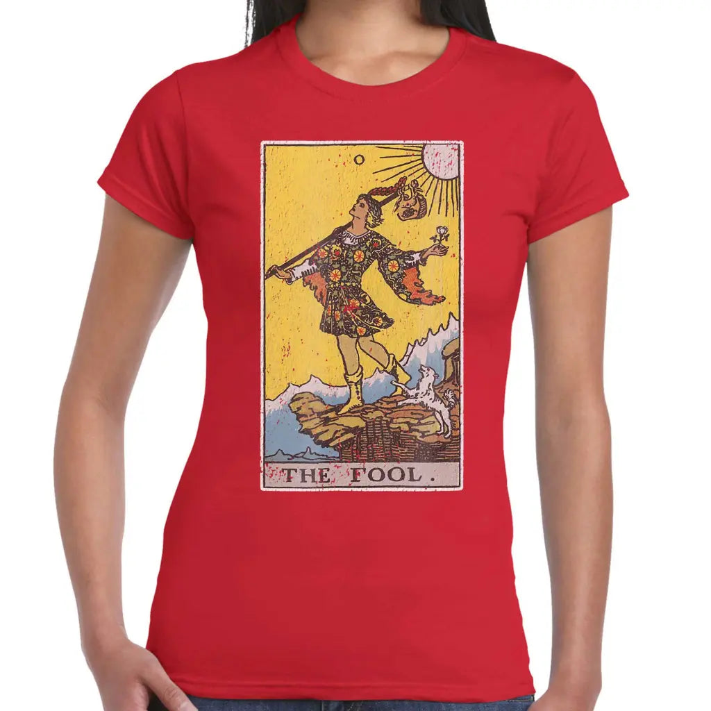 The Fool With Dog Ladies T-shirt - Tshirtpark.com