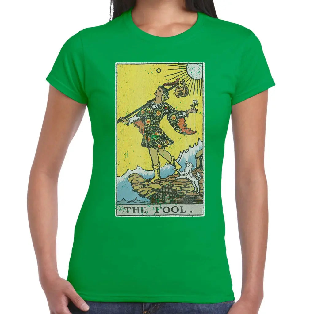 The Fool With Dog Ladies T-shirt - Tshirtpark.com