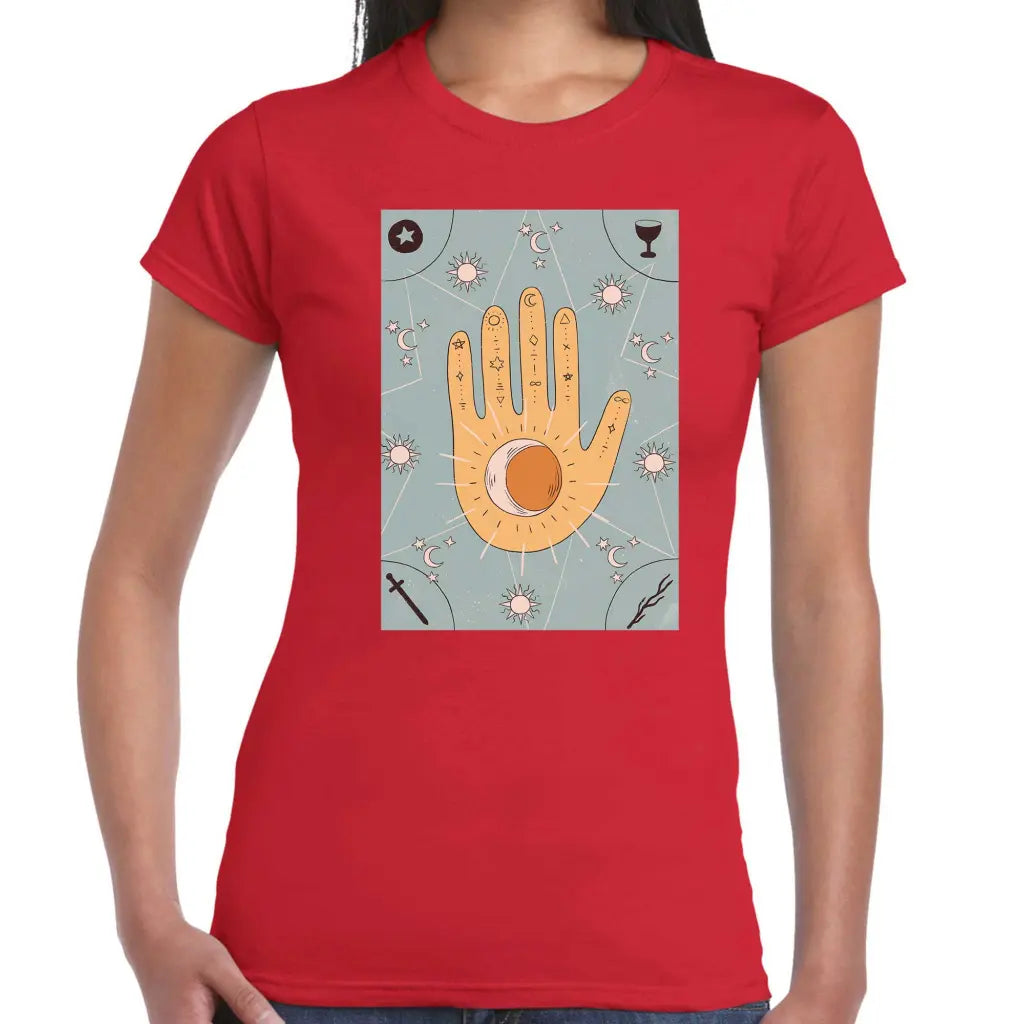 The Hand Card Ladies T-shirt - Tshirtpark.com