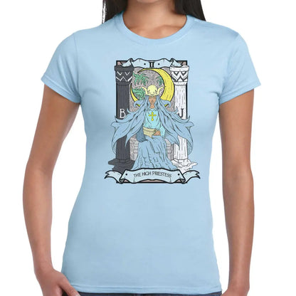 The High Priestess Blue Ladies T-shirt - Tshirtpark.com