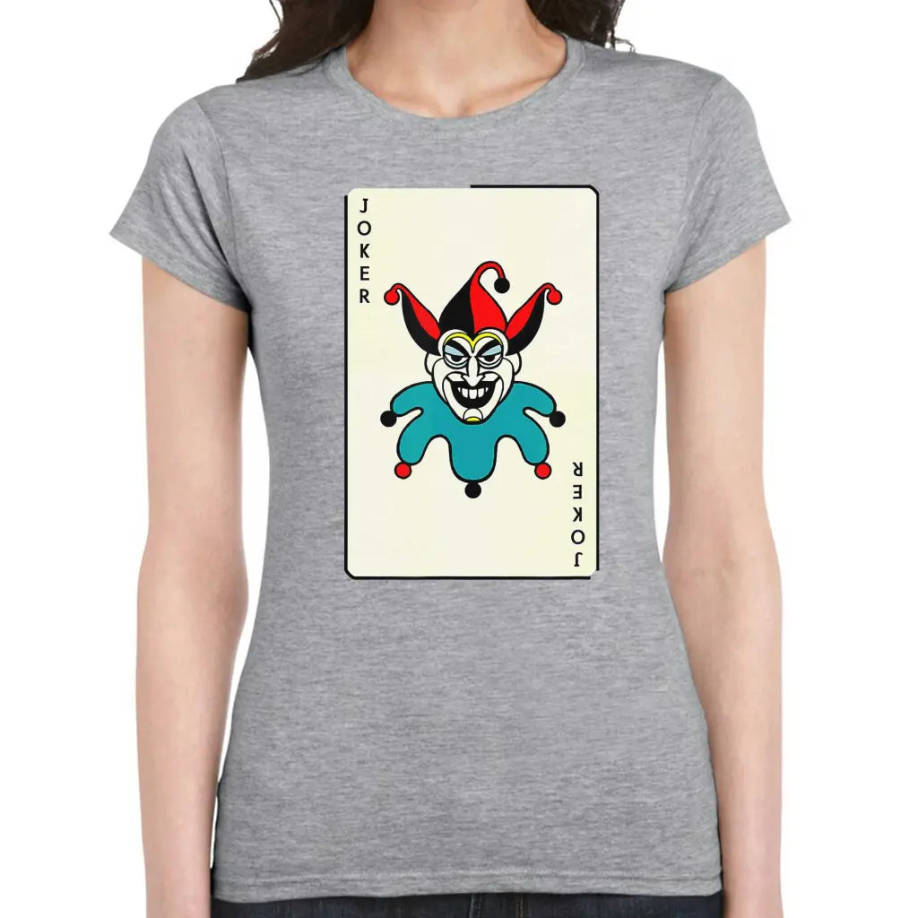 The Joker Card Ladies T-shirt - Tshirtpark.com