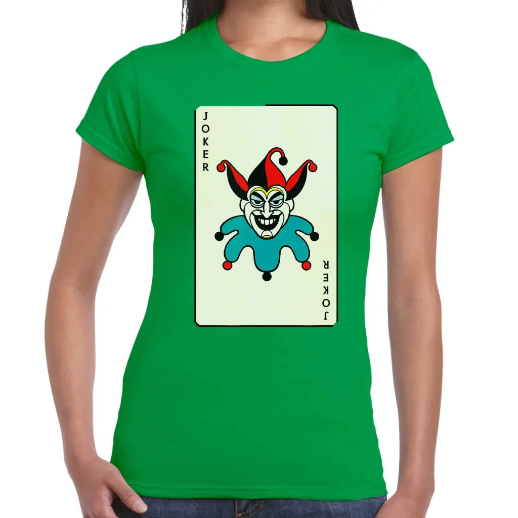 The Joker Card Ladies T-shirt - Tshirtpark.com