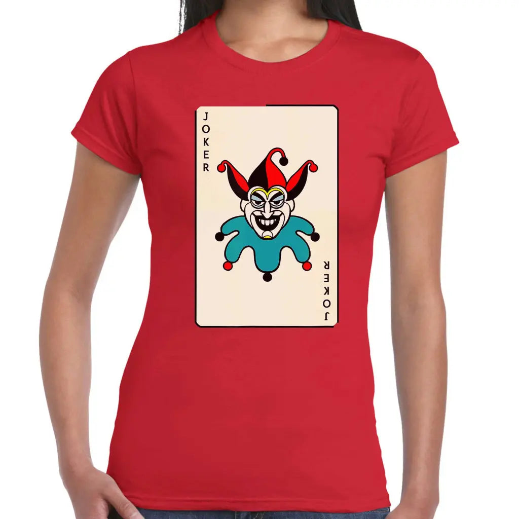The Joker Card Ladies T-shirt - Tshirtpark.com