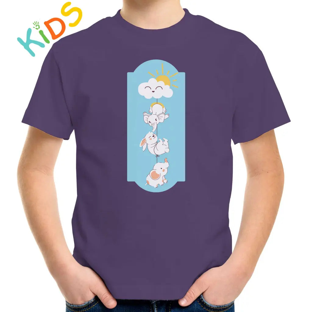 The Rising Sun Animals Kids T-shirt - Tshirtpark.com