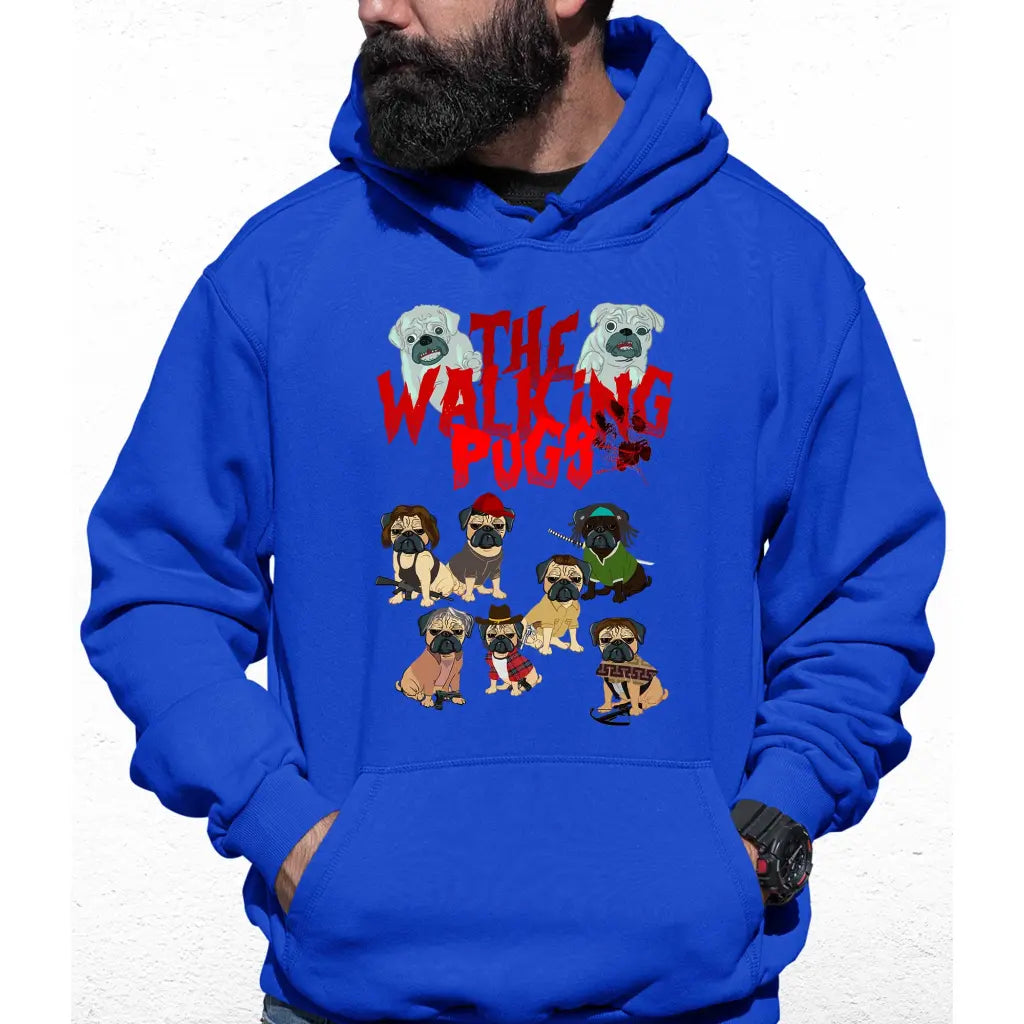 The Walking Pugs Colour Hoodie - Tshirtpark.com