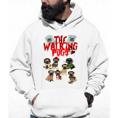 The Walking Pugs Colour Hoodie - Tshirtpark.com