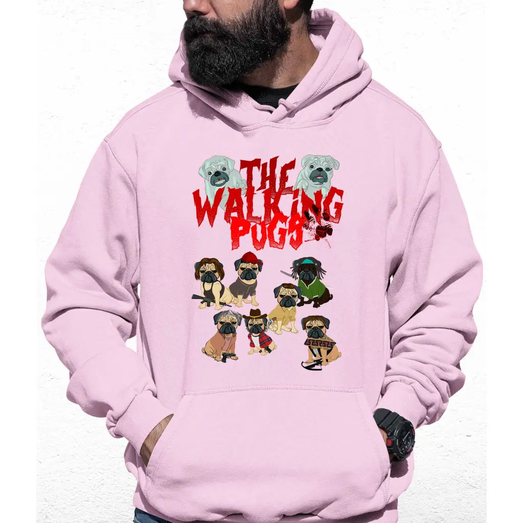 The Walking Pugs Colour Hoodie - Tshirtpark.com
