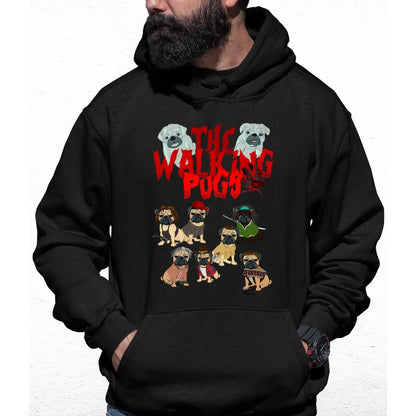 The Walking Pugs Colour Hoodie - Tshirtpark.com