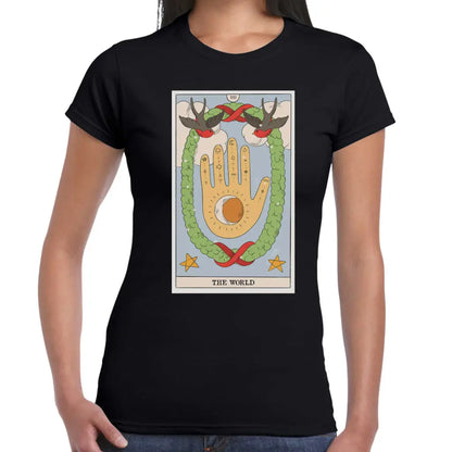 The World Hand Ladies T-shirt - Tshirtpark.com