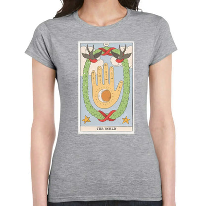 The World Hand Ladies T-shirt - Tshirtpark.com