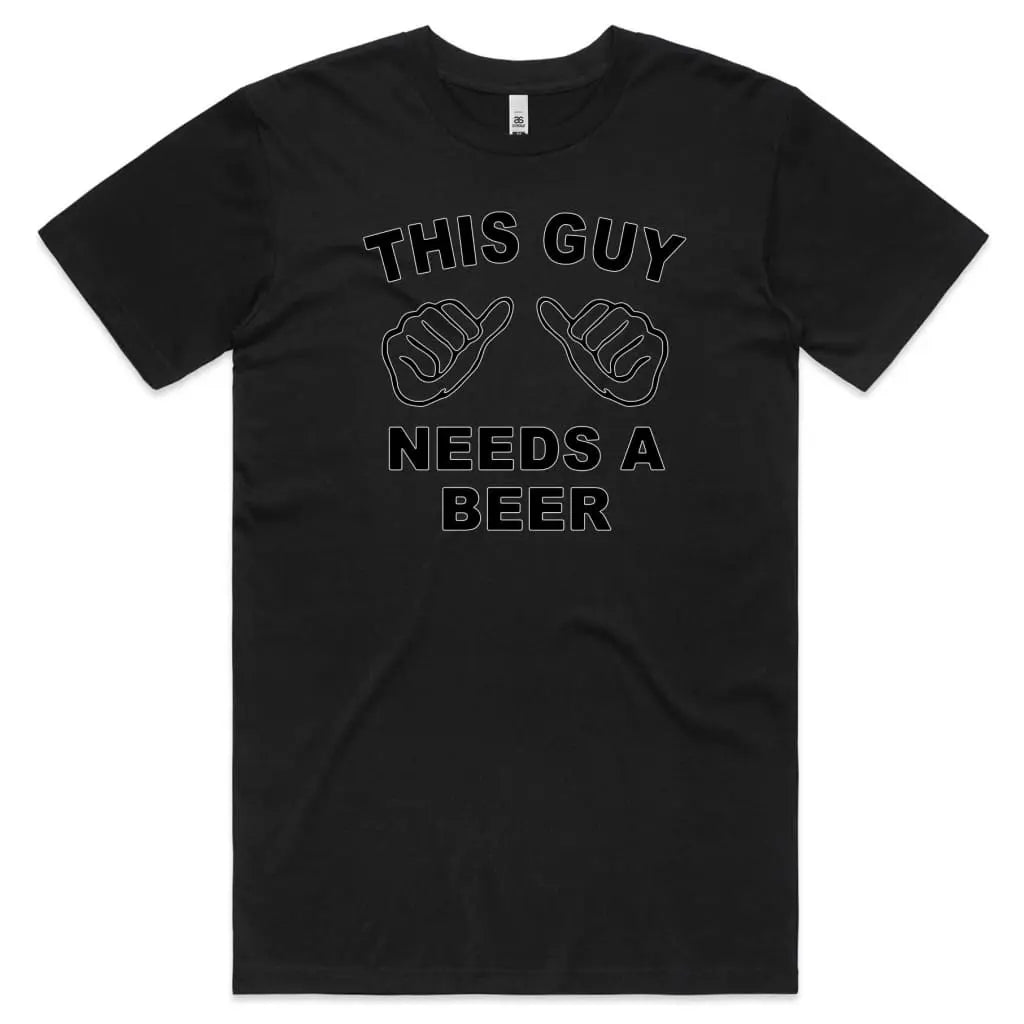 This Guy Needs A Beer T-Shirt - Tshirtpark.com