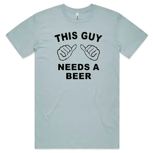 This Guy Needs A Beer T-Shirt - Tshirtpark.com