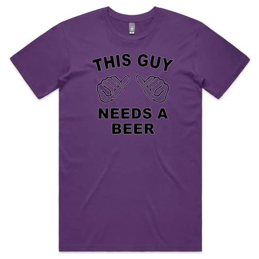 This Guy Needs A Beer T-Shirt - Tshirtpark.com