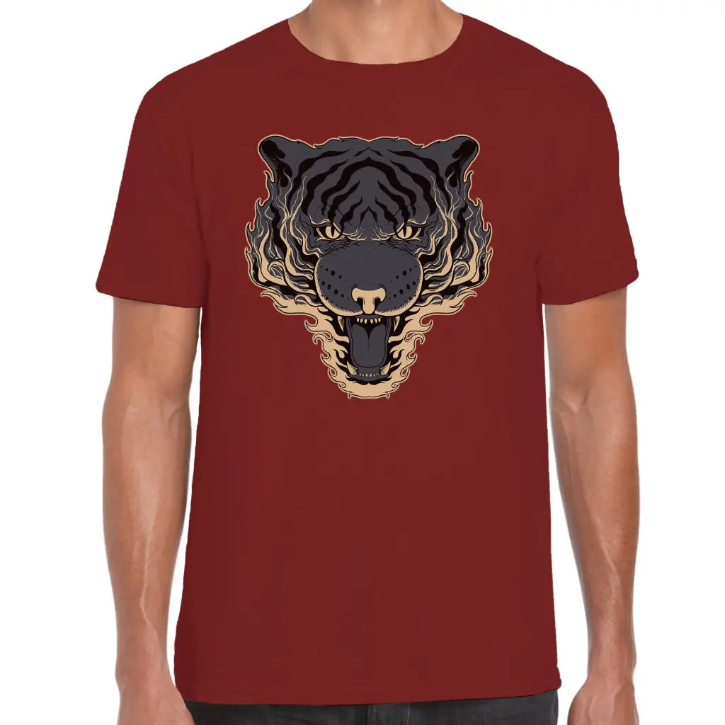 Tiger Flame T-Shirt - Tshirtpark.com