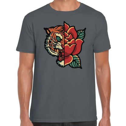 Tiger Rose T-Shirt - Tshirtpark.com