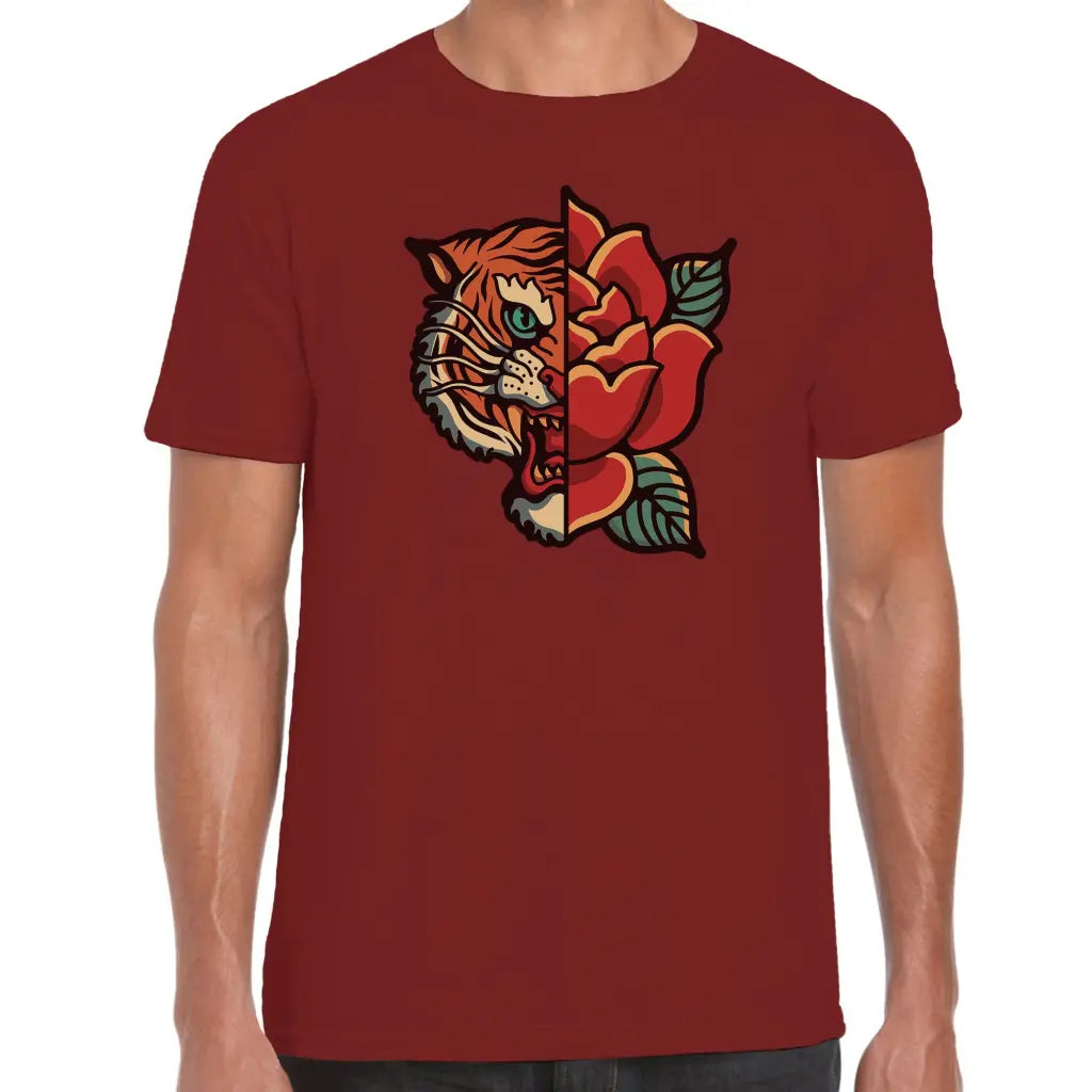 Tiger Rose T-Shirt - Tshirtpark.com