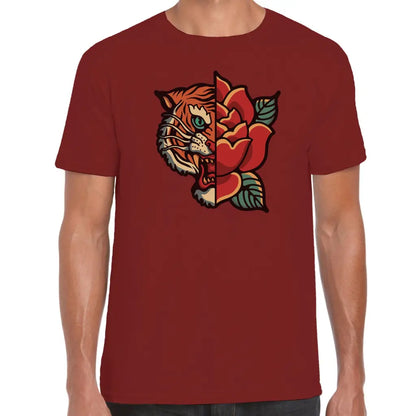 Tiger Rose T-Shirt - Tshirtpark.com