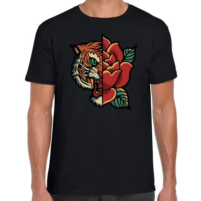 Tiger Rose T-Shirt - Tshirtpark.com