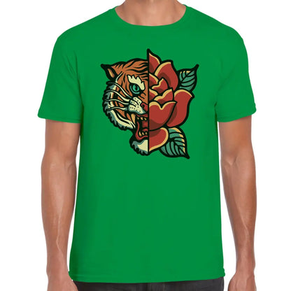 Tiger Rose T-Shirt - Tshirtpark.com