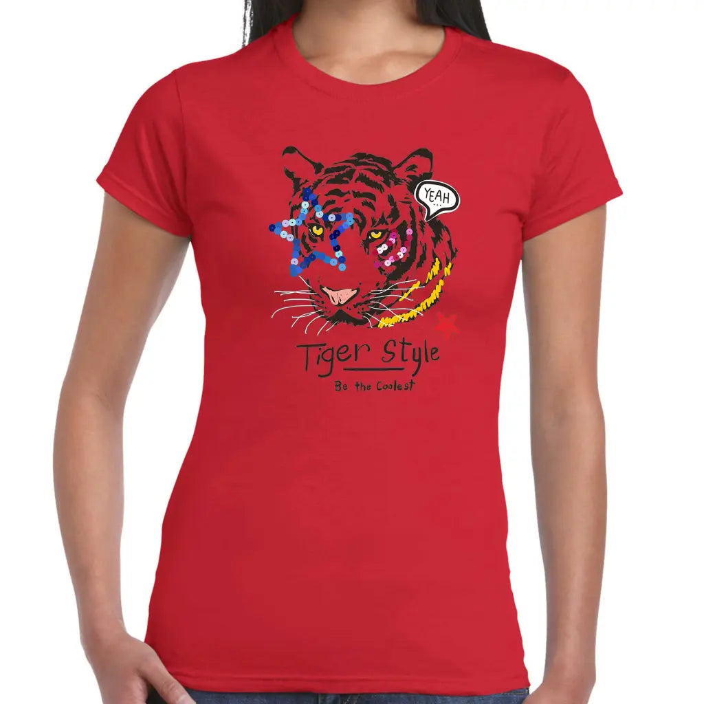 Tiger Style Ladies T-shirt - Tshirtpark.com