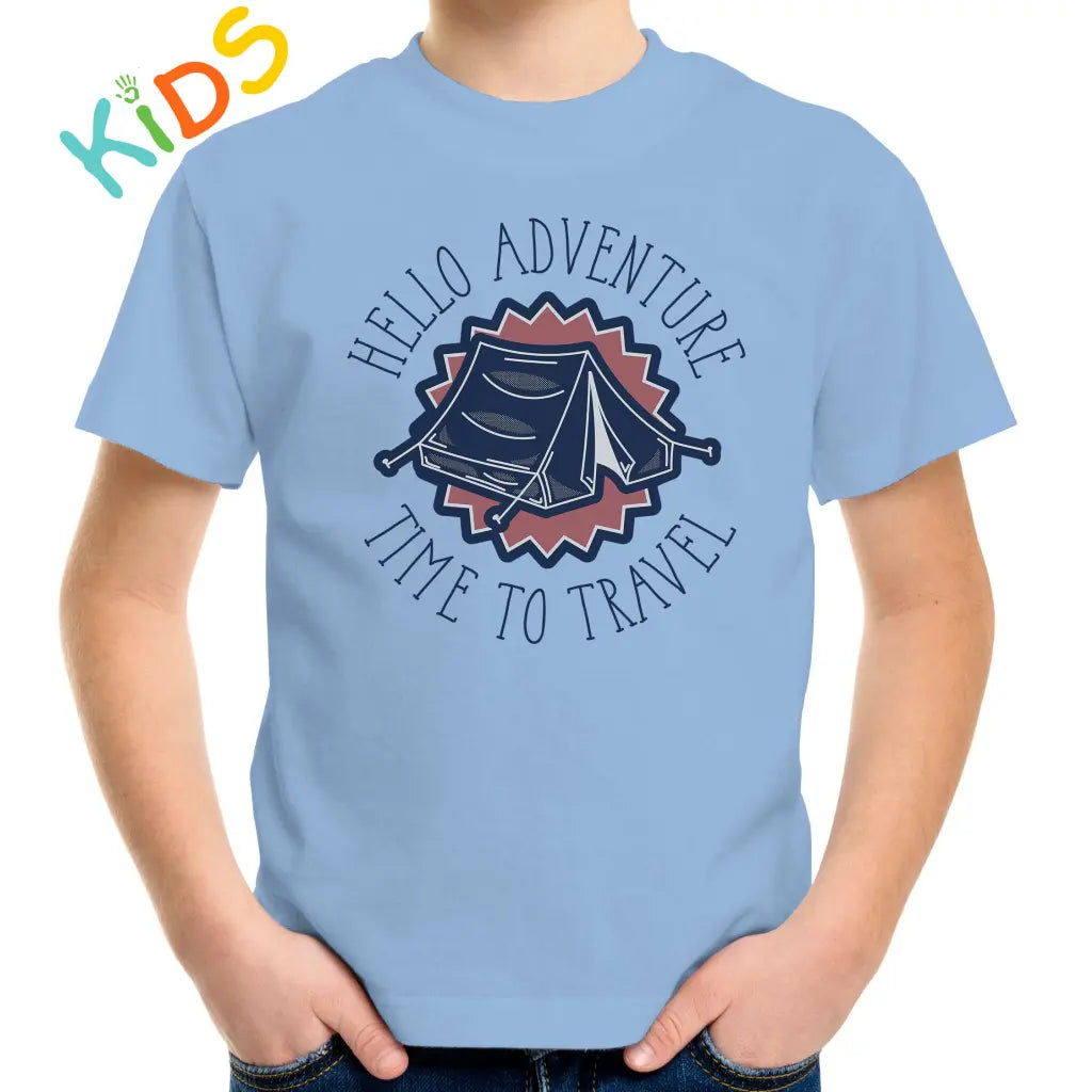Time To Travel Kids T-shirt - Tshirtpark.com