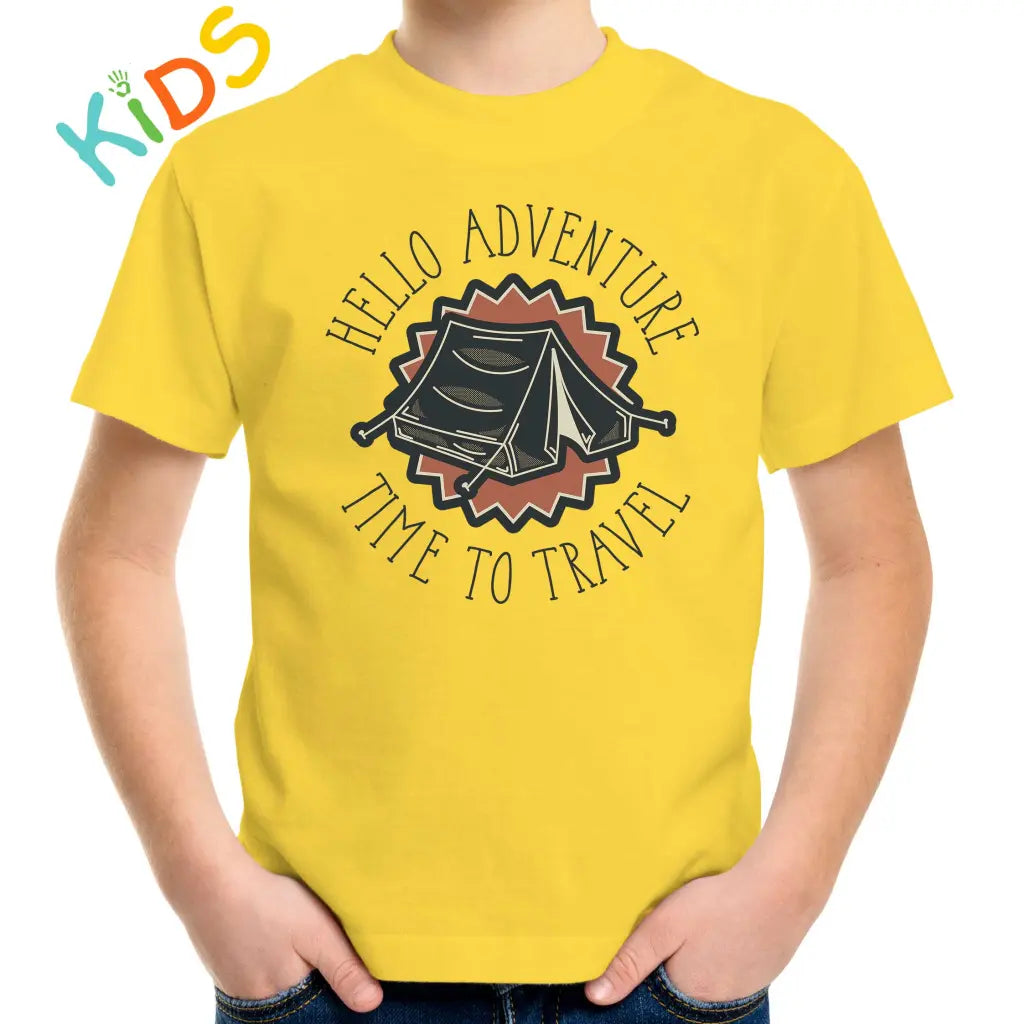 Time To Travel Kids T-shirt - Tshirtpark.com