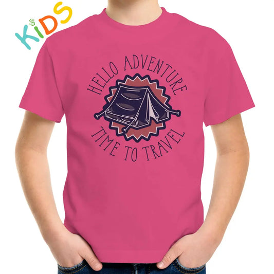 Time To Travel Kids T-shirt - Tshirtpark.com