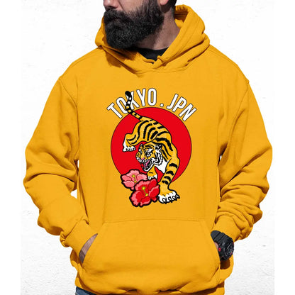 Tokyo Japan Tiger Colour Hoodie - Tshirtpark.com