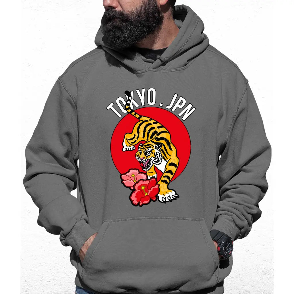 Tokyo Japan Tiger Colour Hoodie - Tshirtpark.com