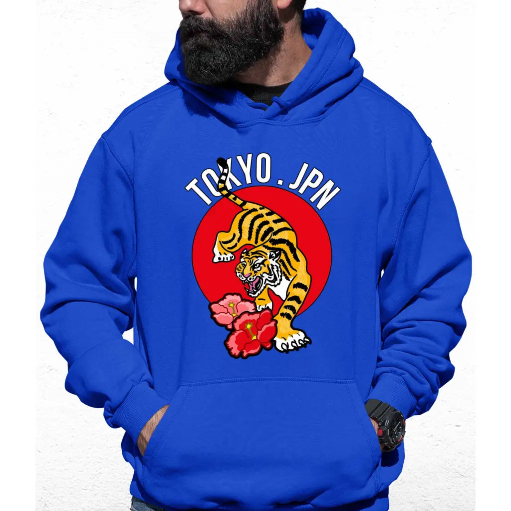 Tokyo Japan Tiger Colour Hoodie - Tshirtpark.com