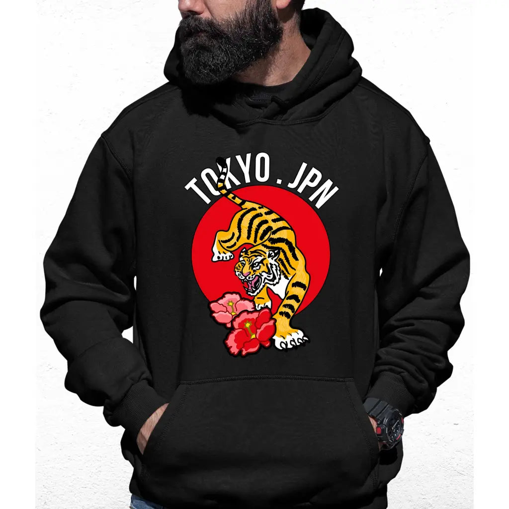 Tokyo Japan Tiger Colour Hoodie - Tshirtpark.com