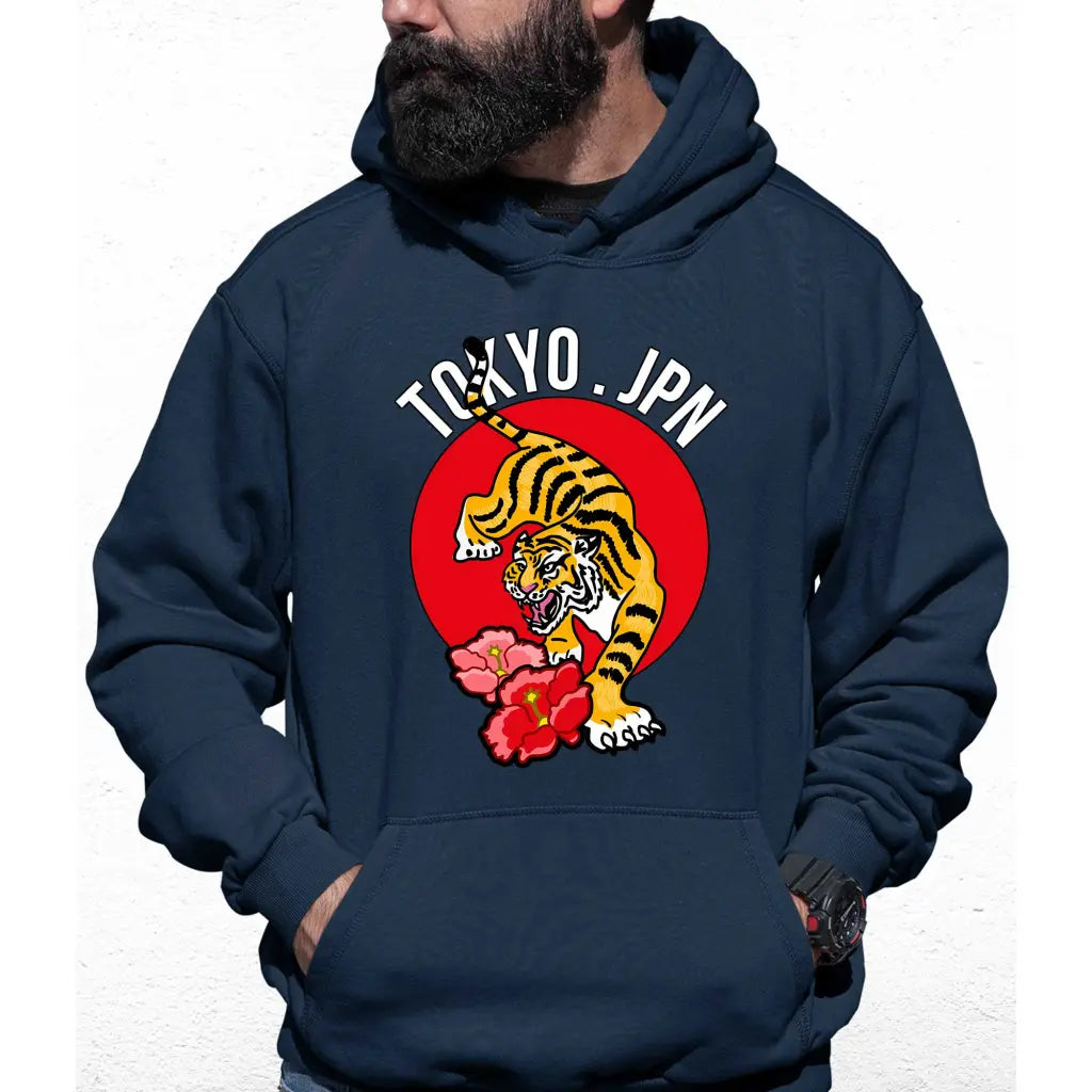 Tokyo Japan Tiger Colour Hoodie - Tshirtpark.com