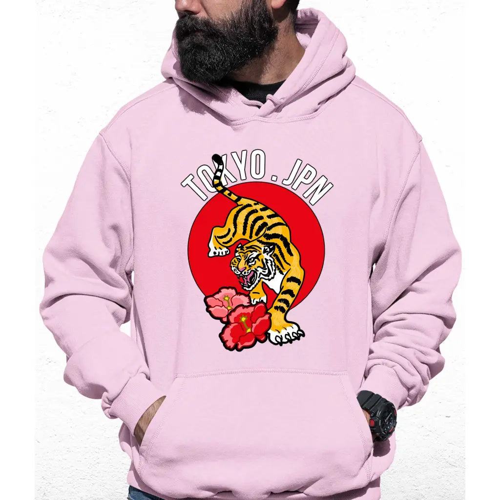 Tokyo Japan Tiger Colour Hoodie - Tshirtpark.com