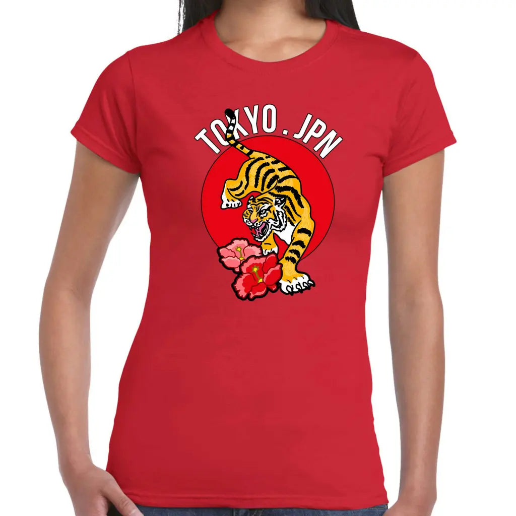Tokyo Tiger Ladies T-shirt - Tshirtpark.com