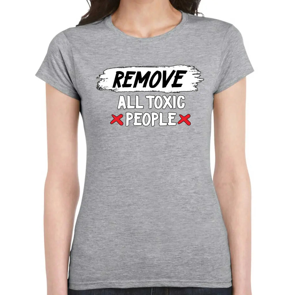 Toxic People Ladies T-shirt - Tshirtpark.com