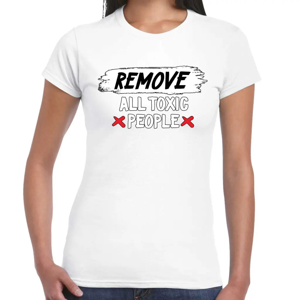 Toxic People Ladies T-shirt - Tshirtpark.com