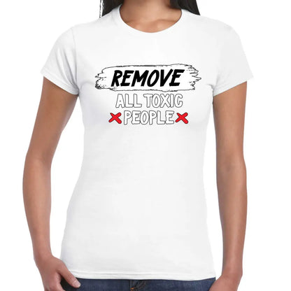 Toxic People Ladies T-shirt - Tshirtpark.com