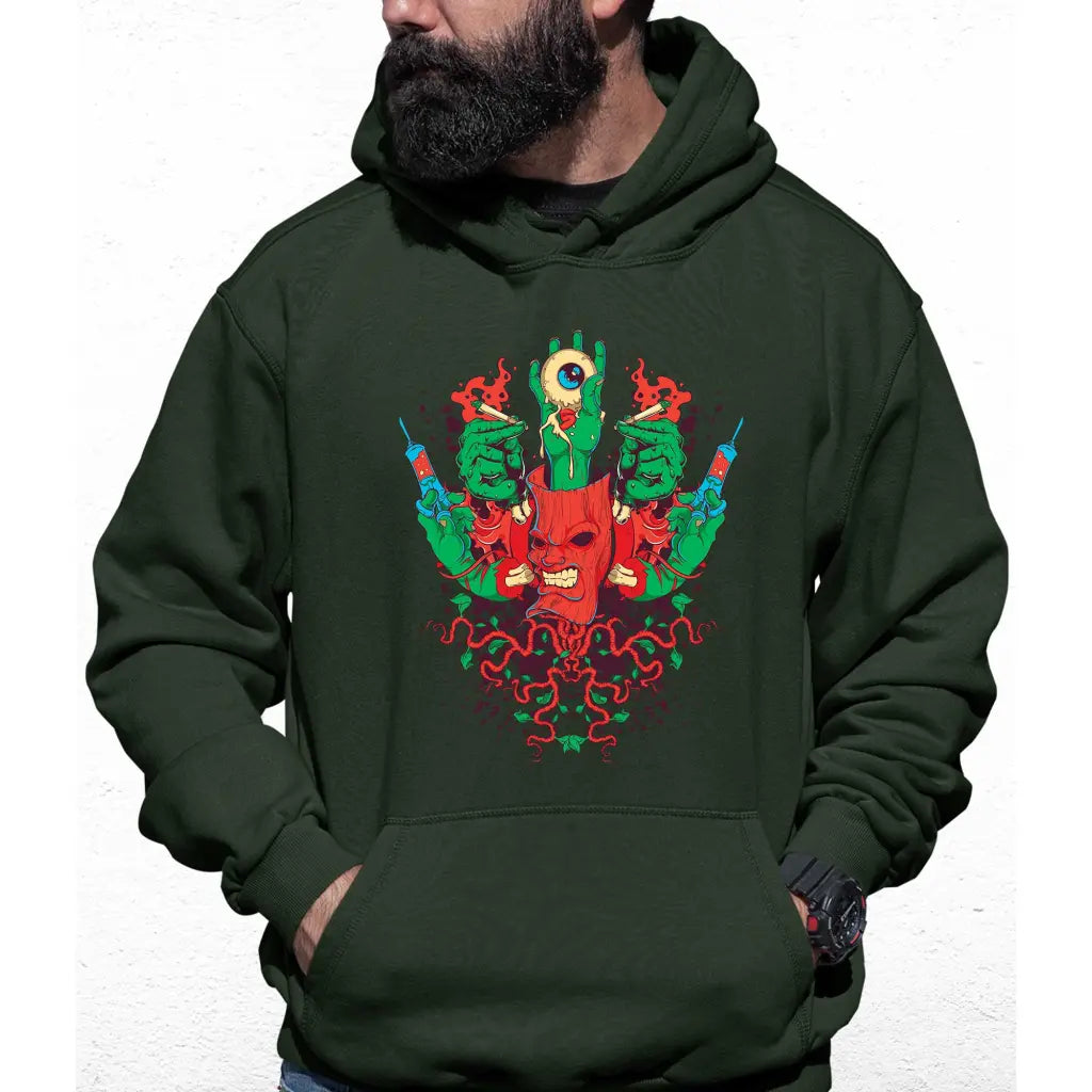 Tree Eyeball Colour Hoodie - Tshirtpark.com