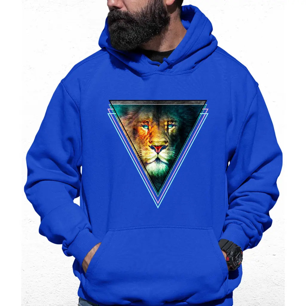 Triangle Lion Colour Hoodie - Tshirtpark.com